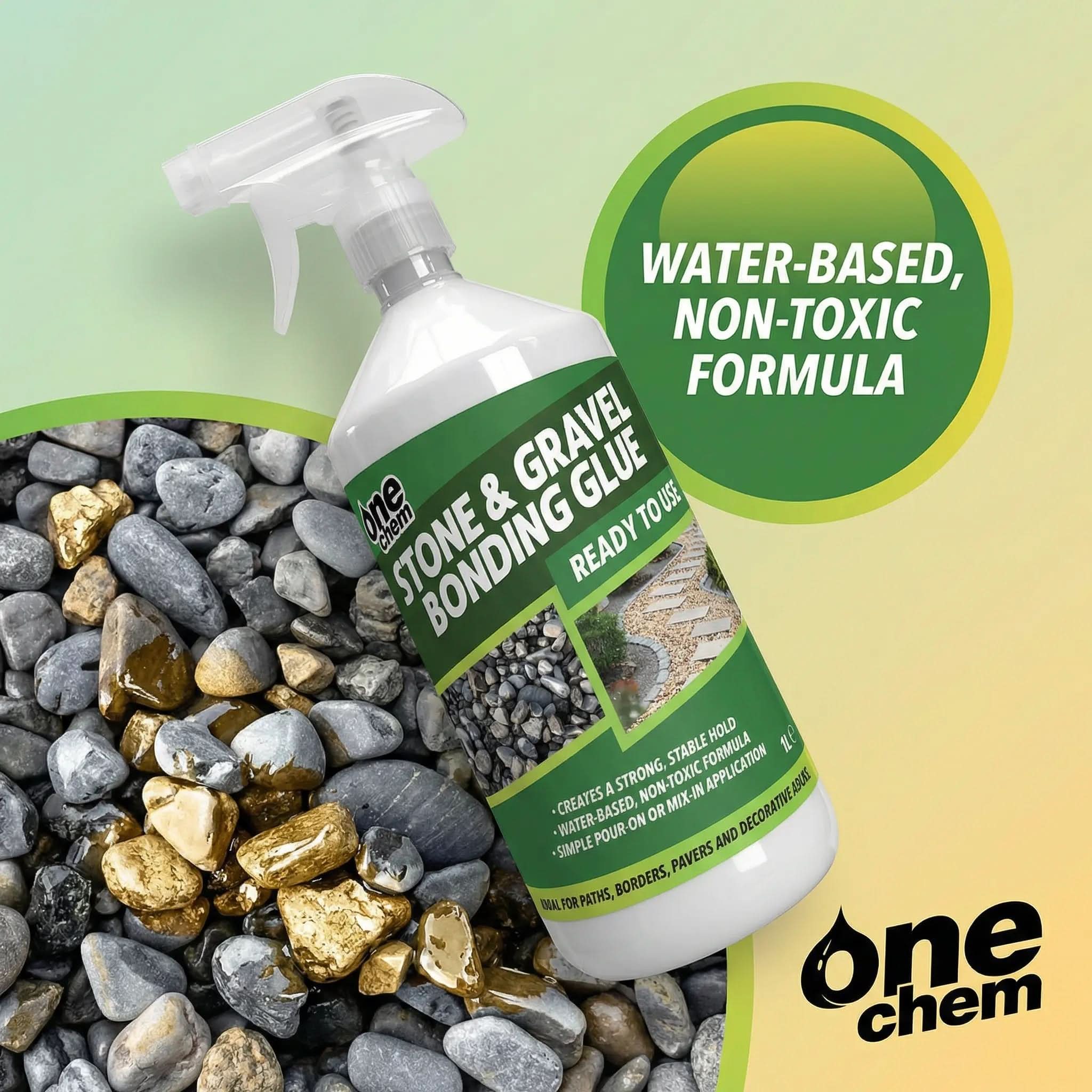 One Chem Stone & Gravel Glue - Ready to Use