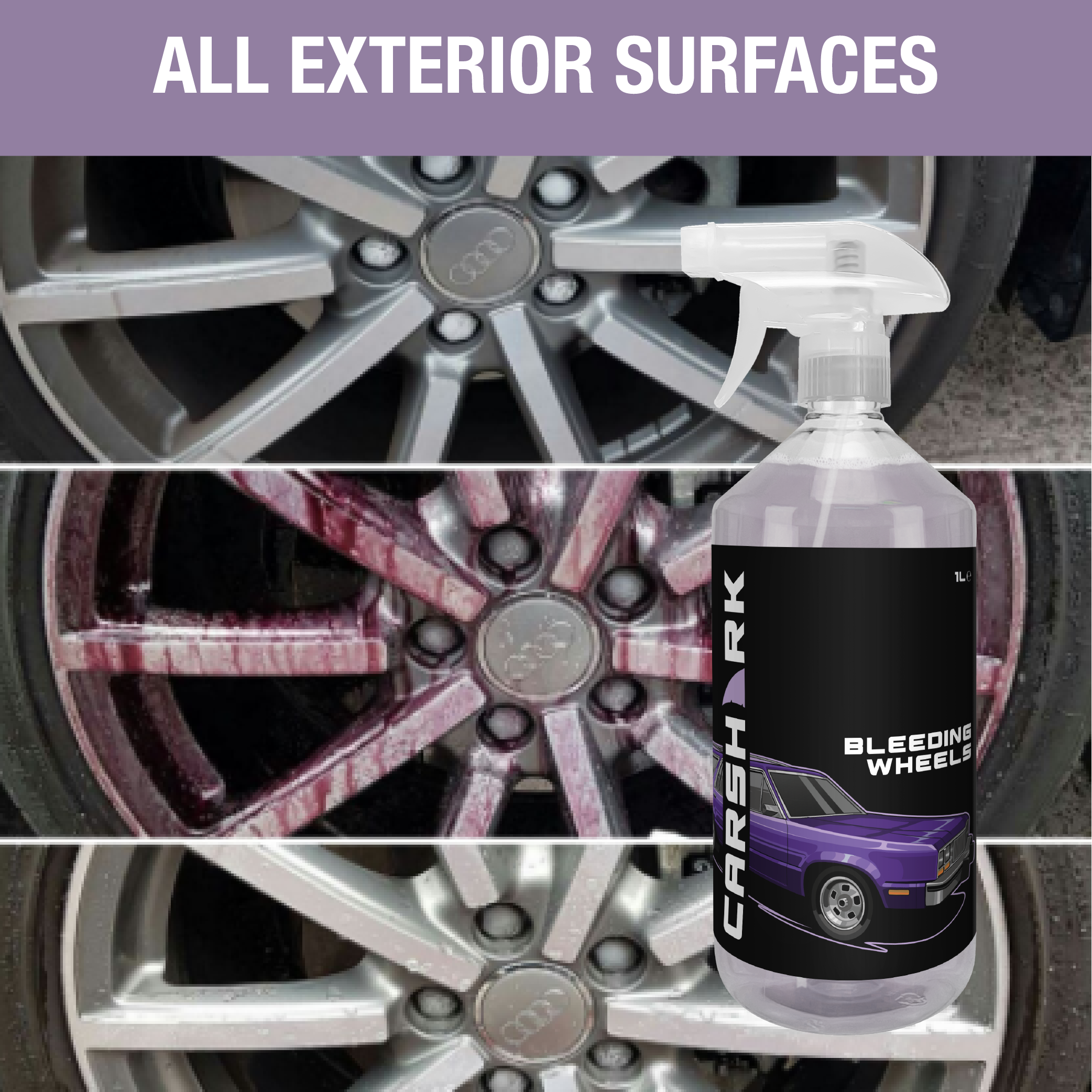 CARSHARK Bleeding Wheels - Iron Fallout Wheel Cleaner