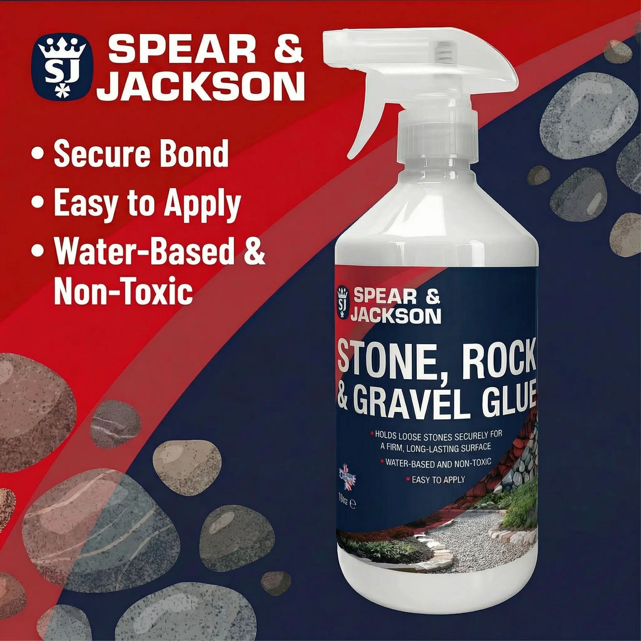 Spear & Jackson Stone, Rock & Gravel Glue - Ready to Use