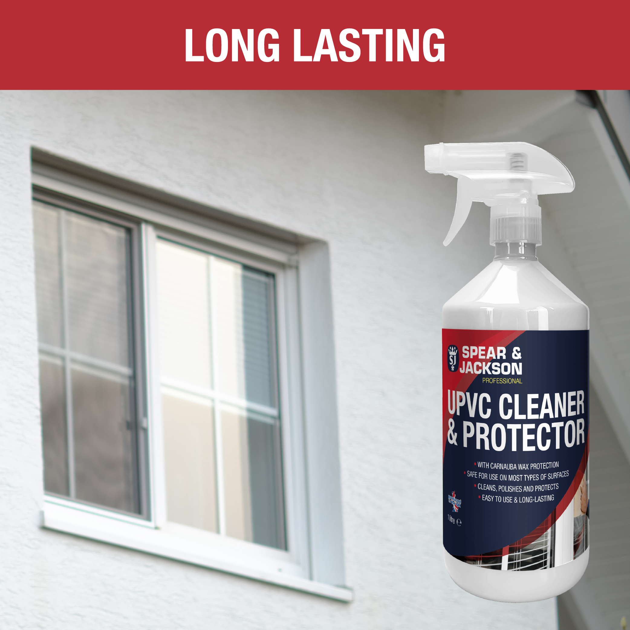 UPVC Cleaner and Protector 2 x 1L Spear and Jackson