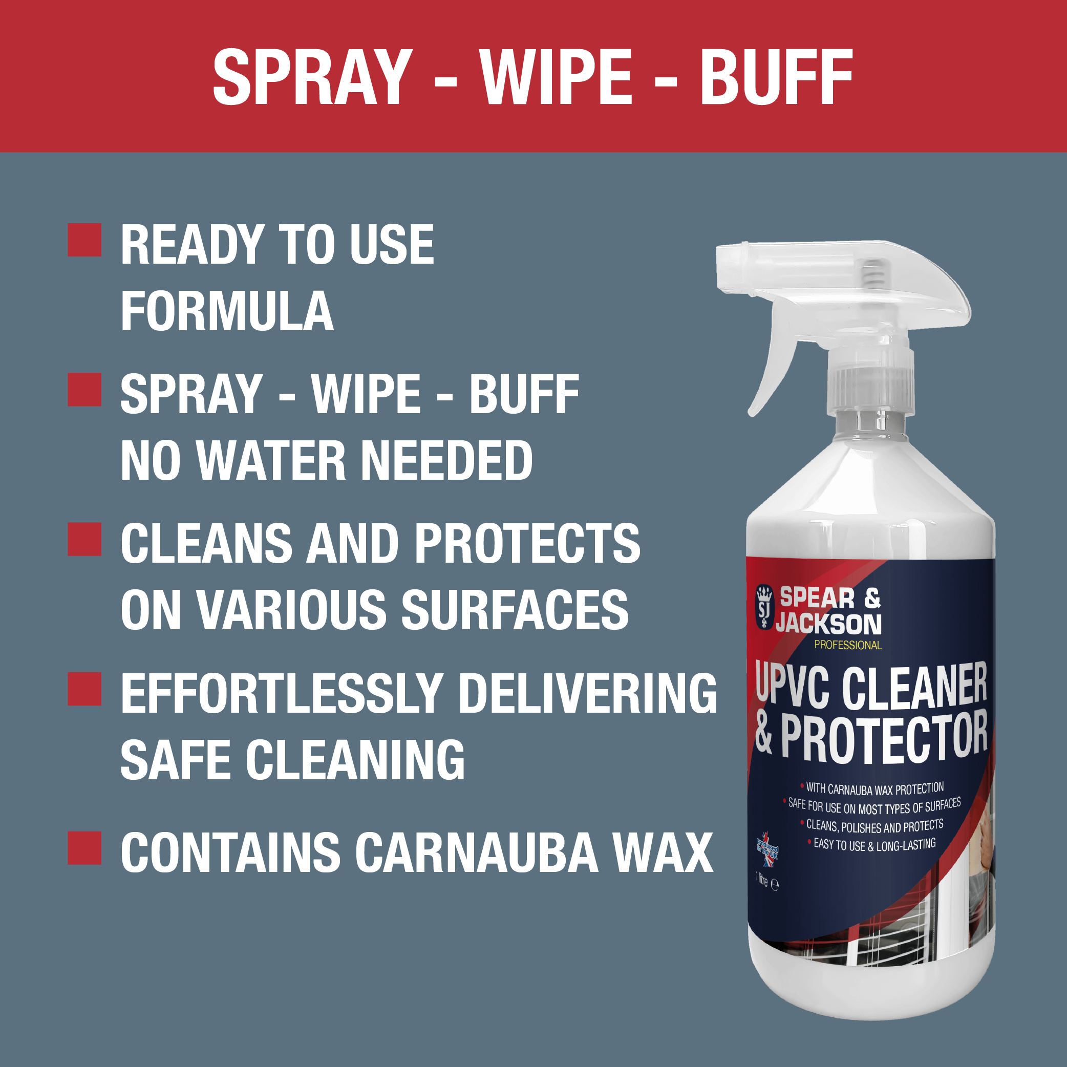 Spear & Jackson UPVC Cleaner & Protector