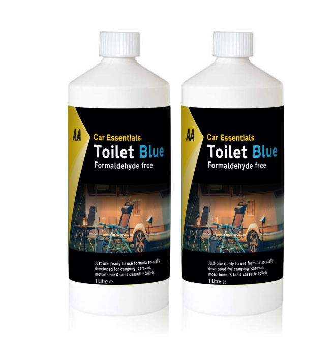 AA Toilet Blue Fluid 2 x 1 Litre
