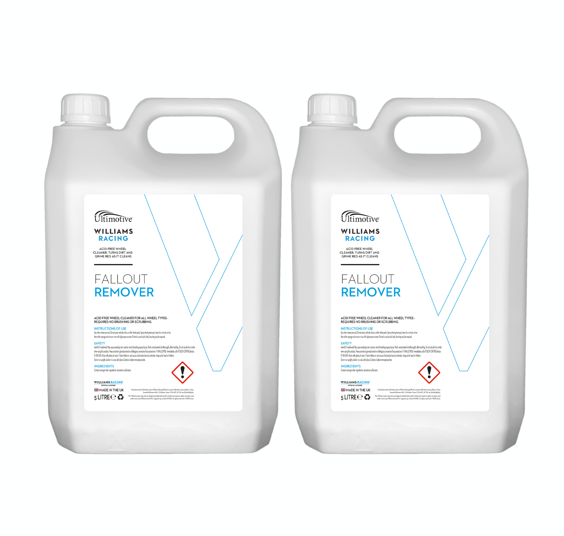 Williams Racing Fallout Remover 2 x 5L Multi-Pack