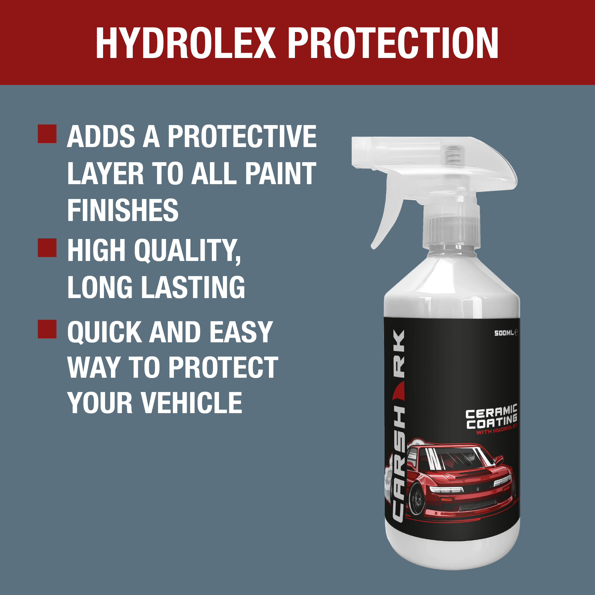 CARSHARK Hydrolex Super Ceramic Coating