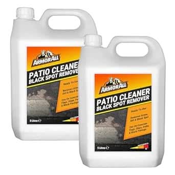 Armor All Black Spot Remover 2 x 5L - Patio Cleaner Ready To Use - Mould Remover, Algae Remover