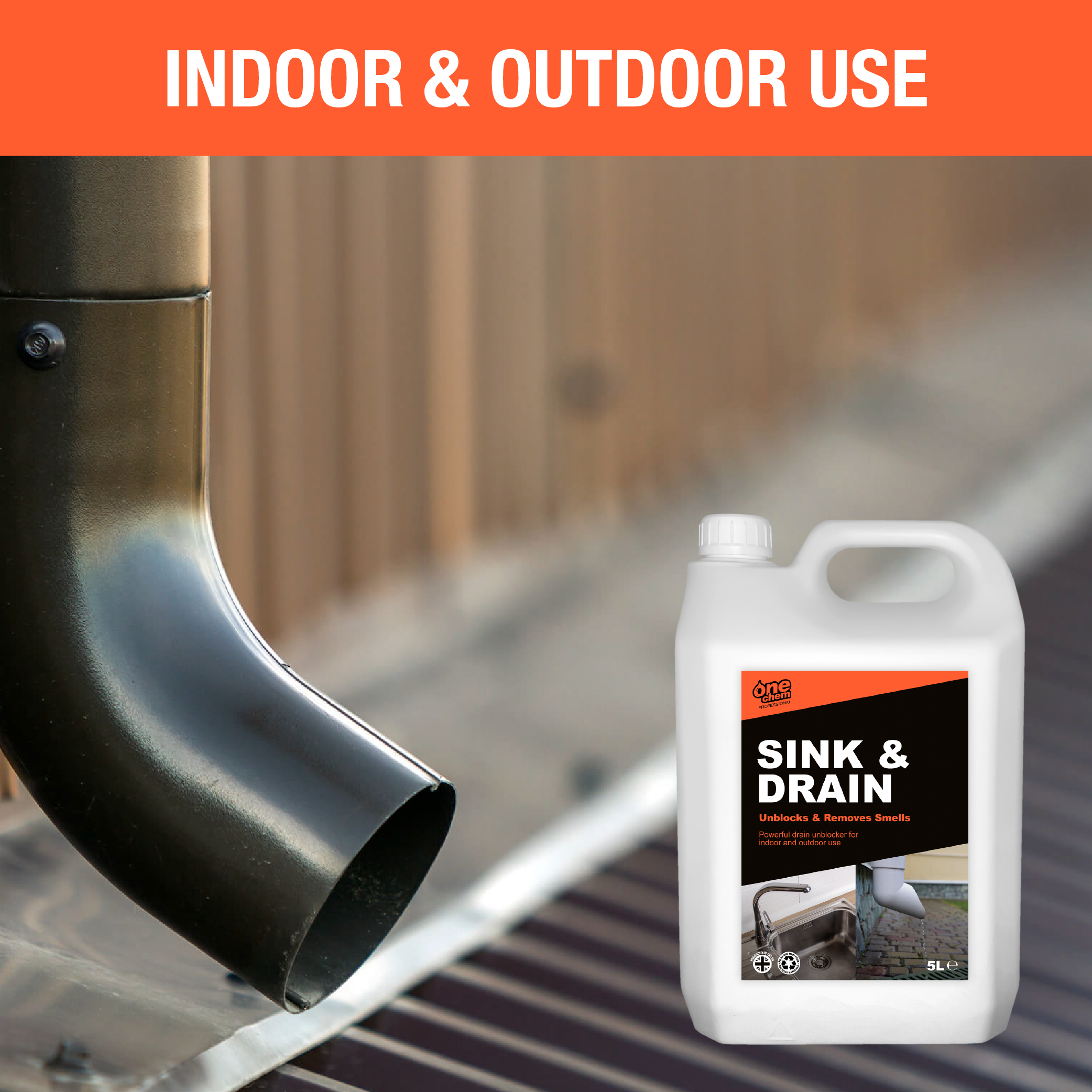 One Chem Professional Heavy Duty Sink & Drain Unblocker