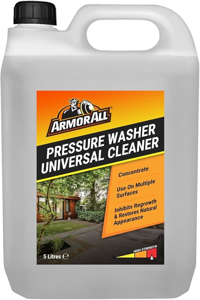 Armor All Pressure Washer Universal Cleaner, 5L, Mould and Algae Remover for Fences, Sheds, Decking
