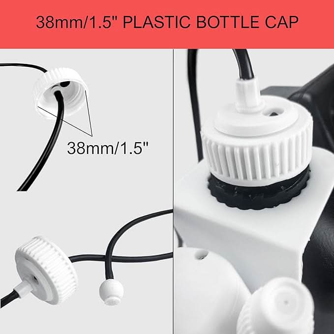 Battery-Powered Liquid Sprayer, Jerry Can Compatible, 38mm Neck, Adjustable Nozzle, Batteries Included