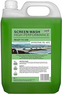 One Chem High Performance Screenwash 5 Litre, Effective down to -10°C