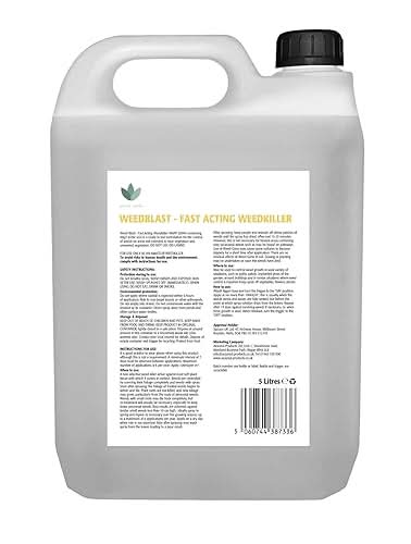 Weedblast Fast Acting Weedkiller 3 x 5 Litre with Long Hose Trigger (Ready to use), See Results Within 24 hours