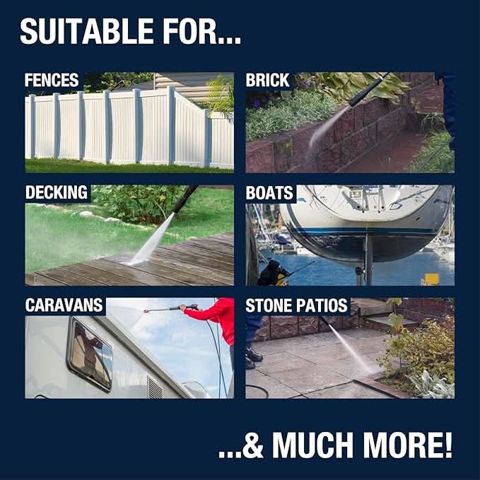 Armor All Pressure Washer Universal Cleaner, 5L, Mould and Algae Remover for Fences, Sheds, Decking