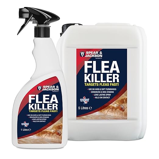Spear & Jackson Flea Killer - Multi-Insect Control for Hard & Soft Furnishings
