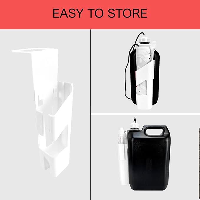 Battery-Powered Liquid Sprayer, Jerry Can Compatible, 38mm Neck, Adjustable Nozzle, Batteries Included