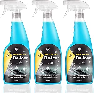 AA Fast Acting De-Icer 3 x 750ml