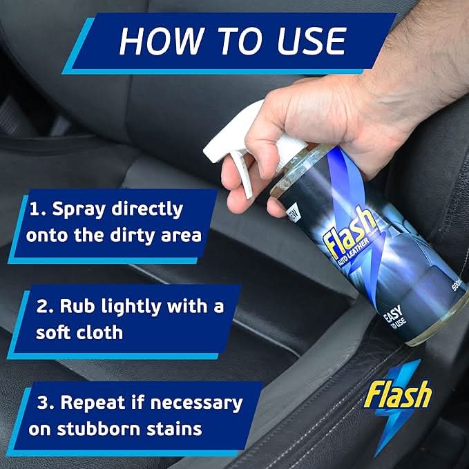 Flash Car Care Leather Cleaner