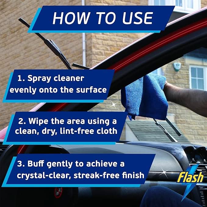 Flash Car Care Glass & Mirror Cleaner