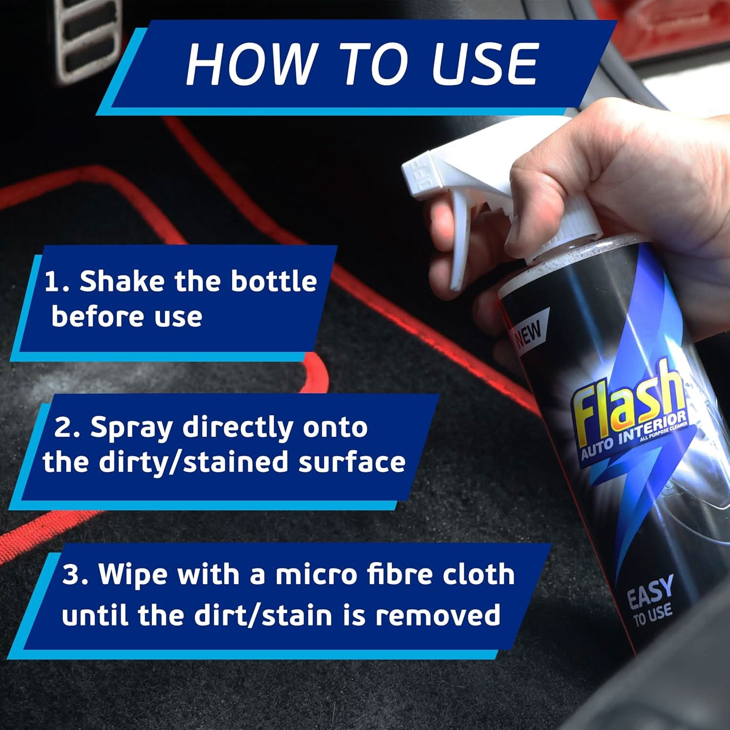 Flash Car Care All-Purpose Interior Cleaner