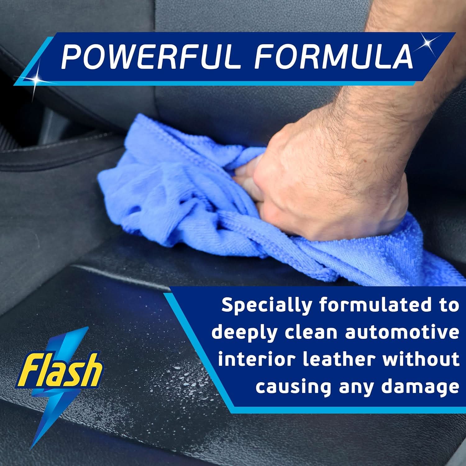 Flash Car Care Leather Cleaner