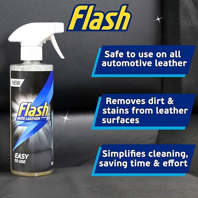 Flash Car Care Leather Cleaner