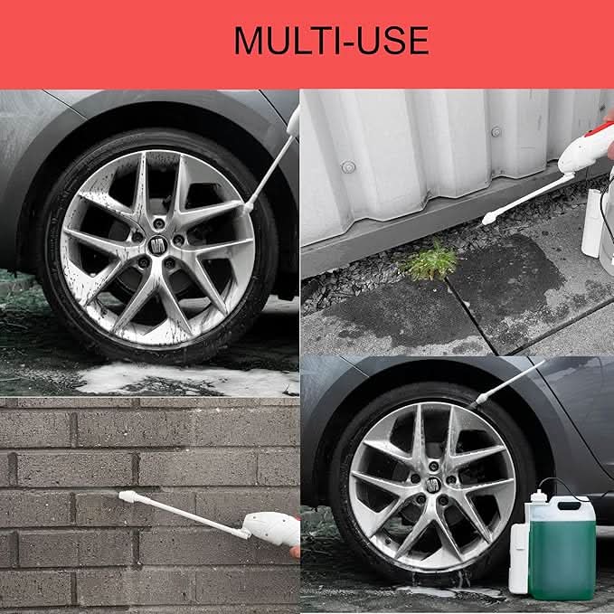 CARSHARK Bike Cleaner 5 Litre with Battery-Powered Sprayer, Suitable for All Types of Bikes