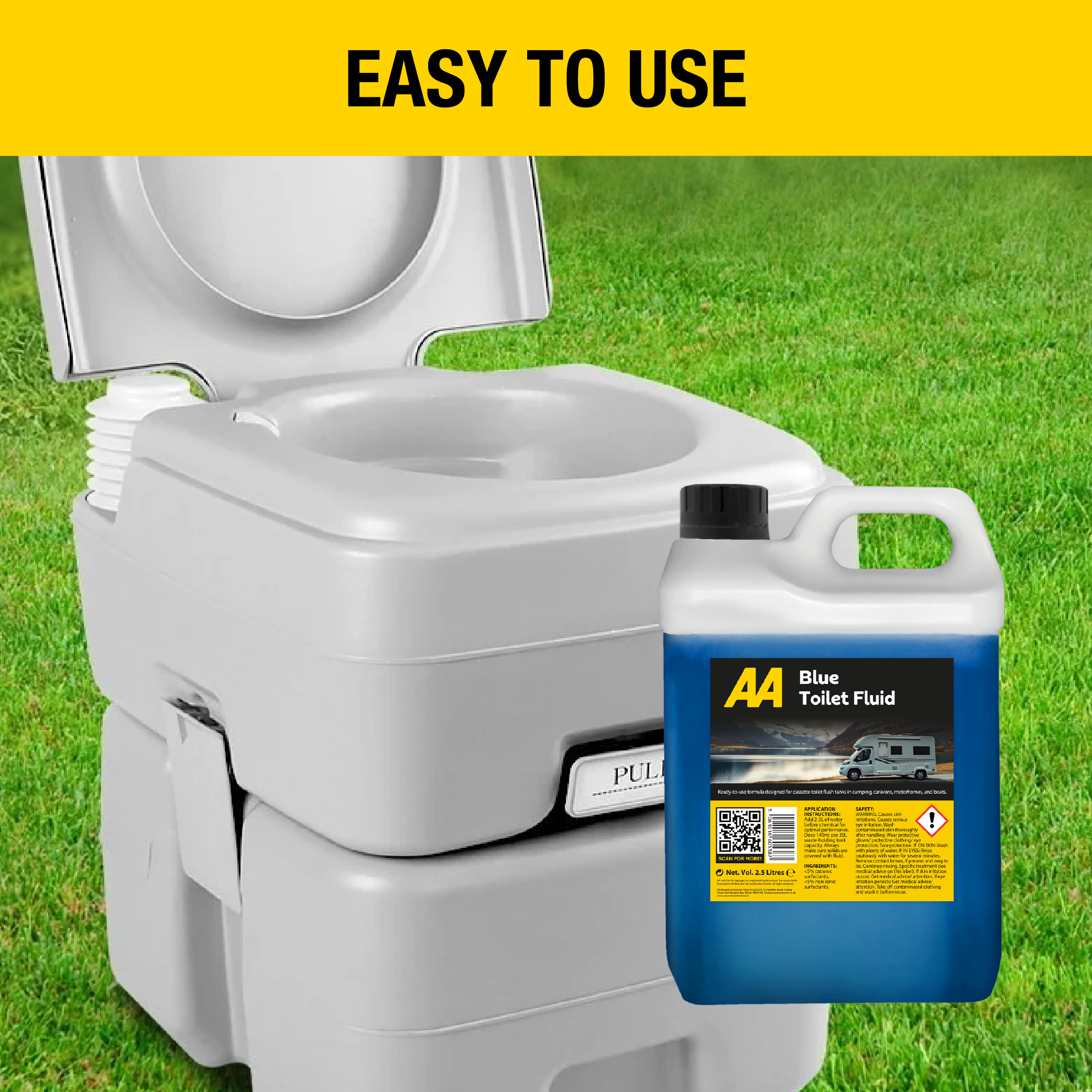 AA Toilet Cleaner Blue Flush Fluid