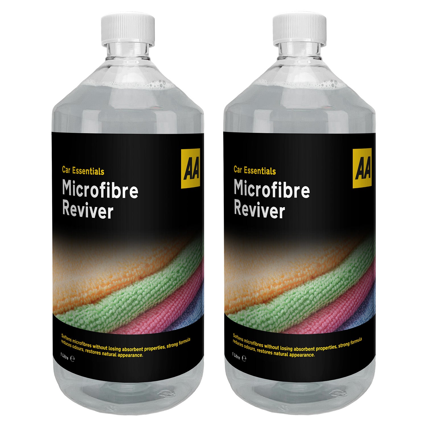 Microfibre Reviver and Softener 2 x 1 Litre Concentrate AA