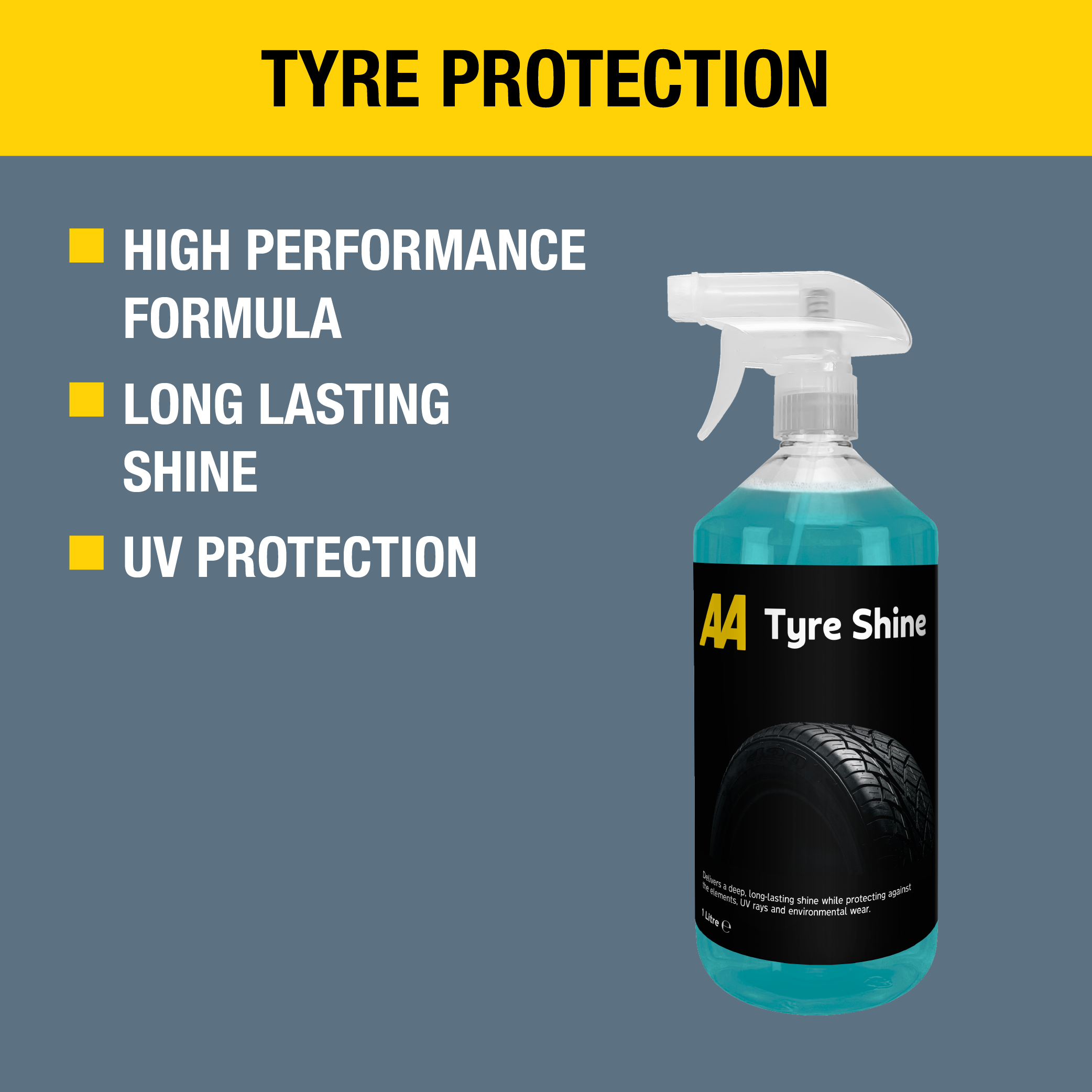 AA Tyre Shine 1 Litre