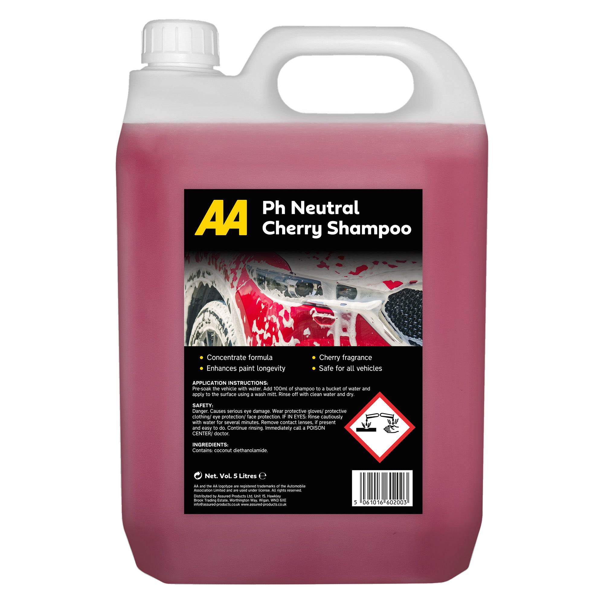 AA pH Neutral Car Shampoo - Cherry