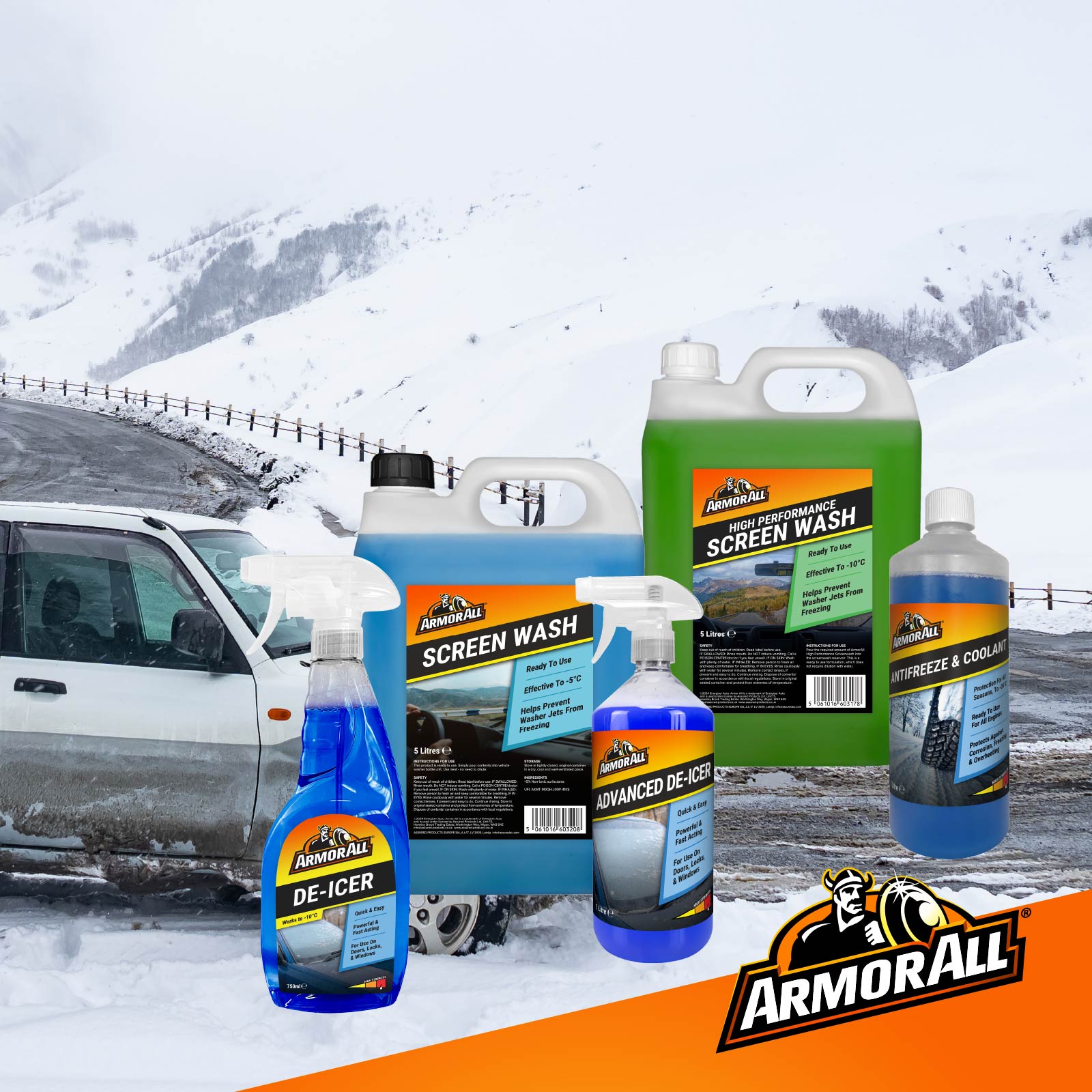 armor all winter car care screenwash deicer antifreeze