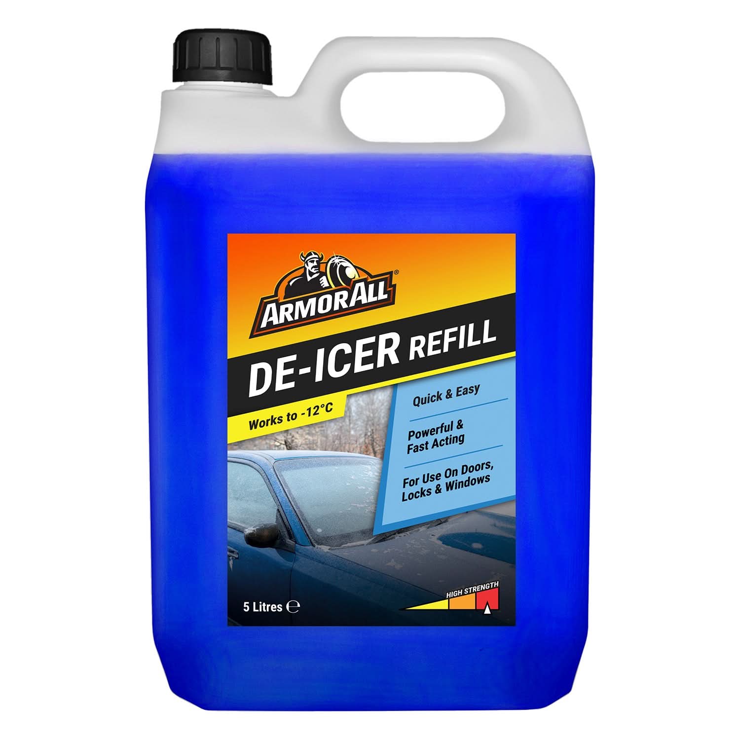 Armor All De-icer 5L, Refill, Fast Acting, Suitable for Doors, Windows and Locks