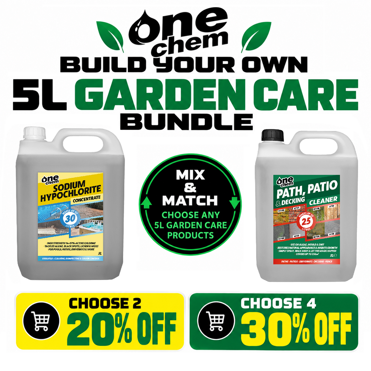 One Chem Build Your Own 5L Garden Care Bundle