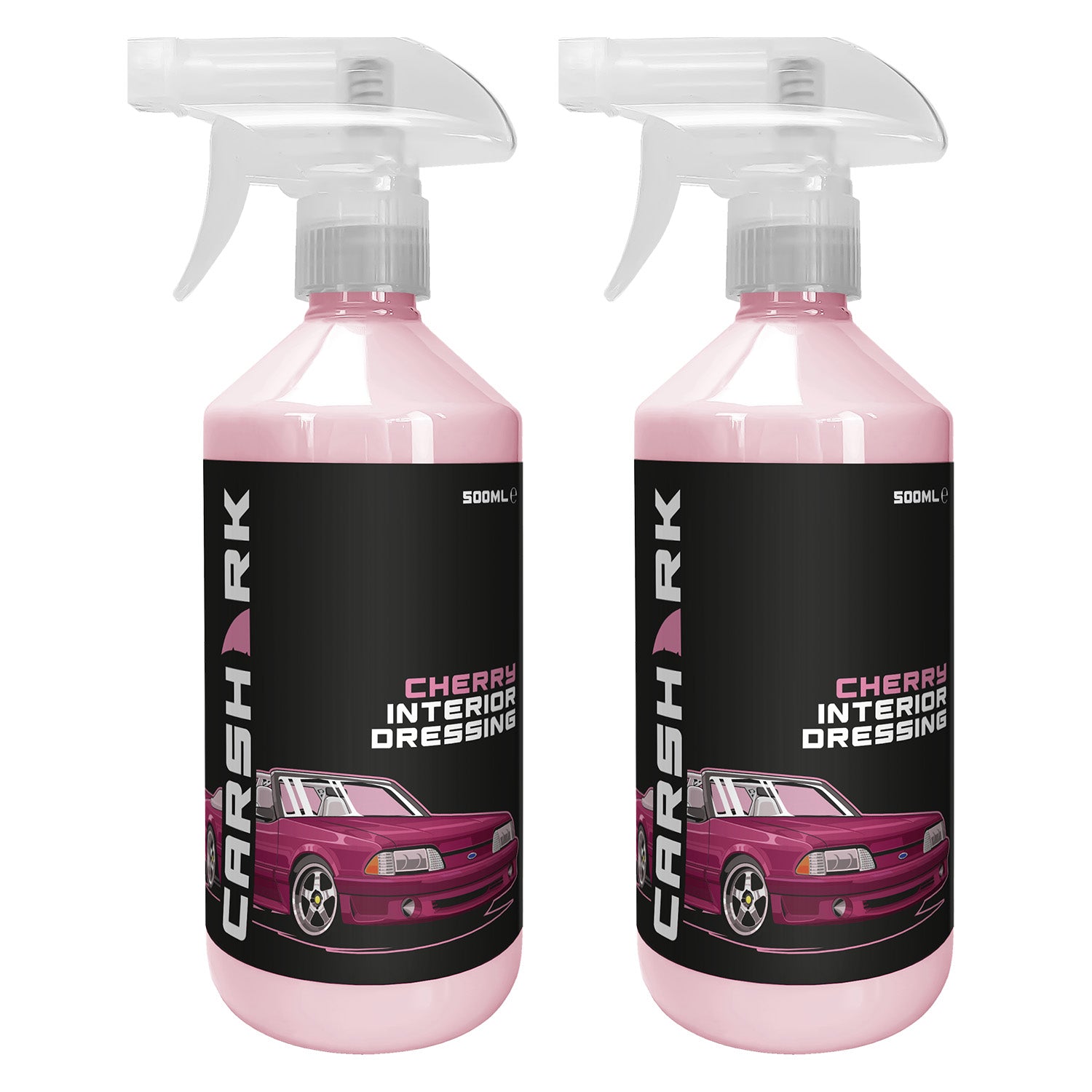 CARSHARK Cherry Interior Dressing 2 x 500ml Spray