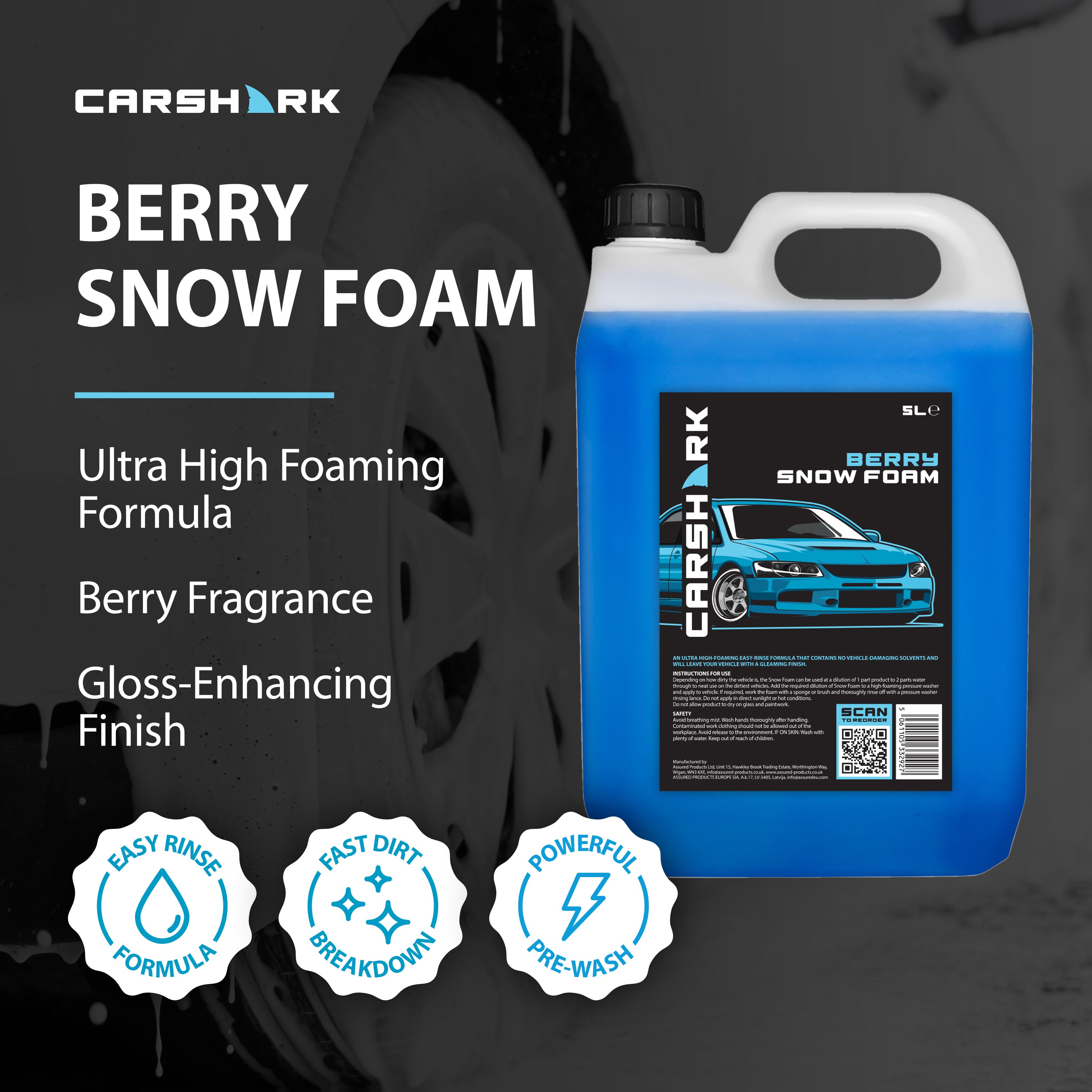 CARSHARK Berry Snow Foam