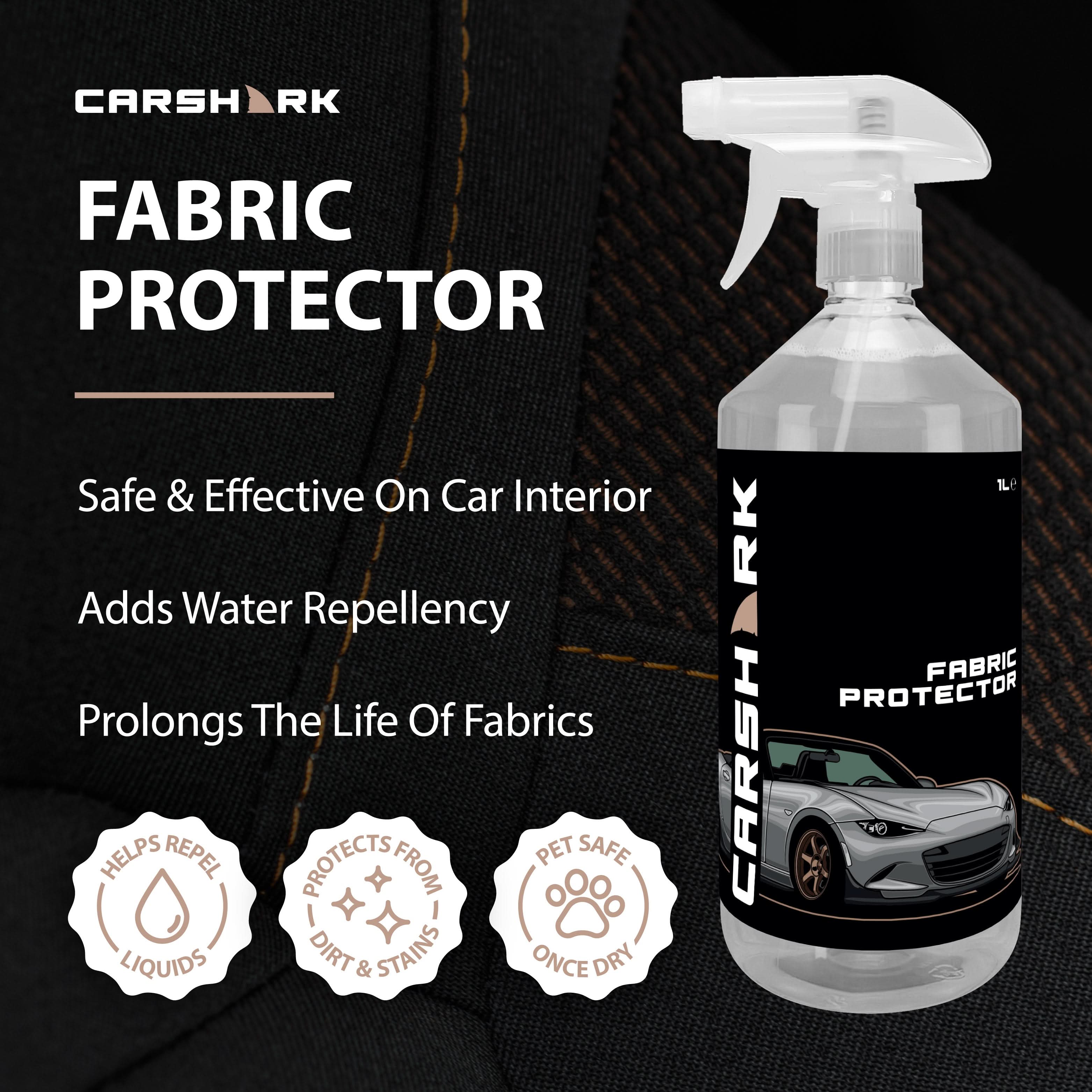 CARSHARK Fabric Clean & Protect Kit - Fabric Upholstery Cleaner 1L & Fabric Protector 1L