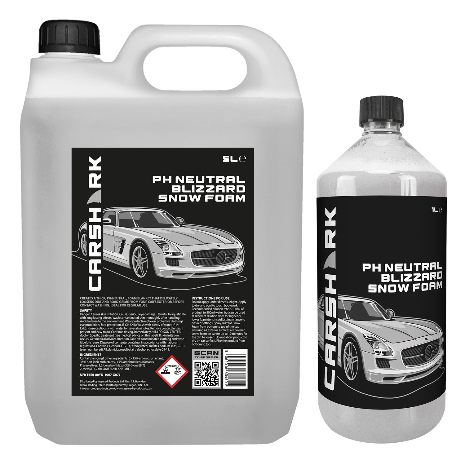 CARSHARK pH Neutral Blizzard Snow Foam