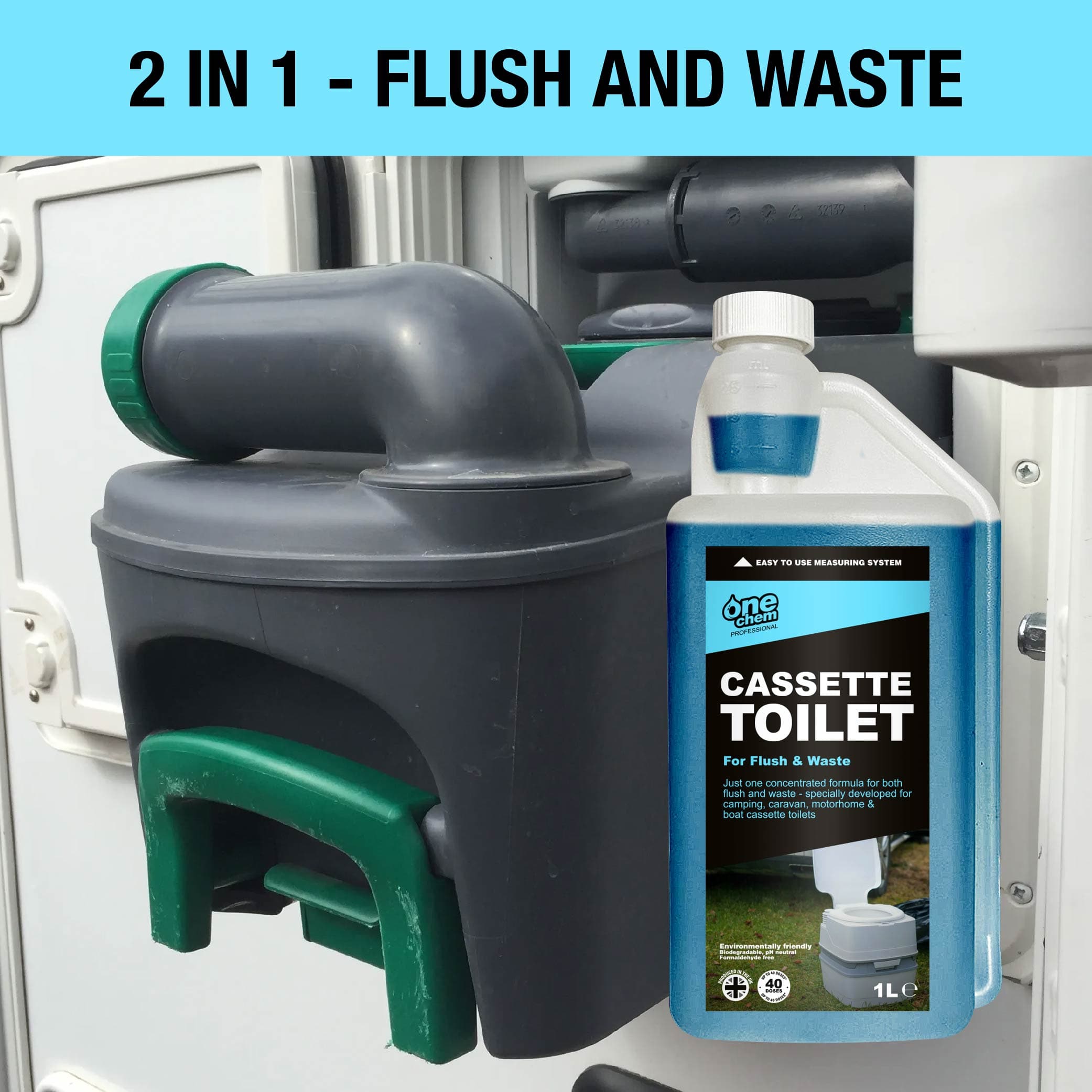 One Chem Professional Cassette Toilet 1L Concentrate