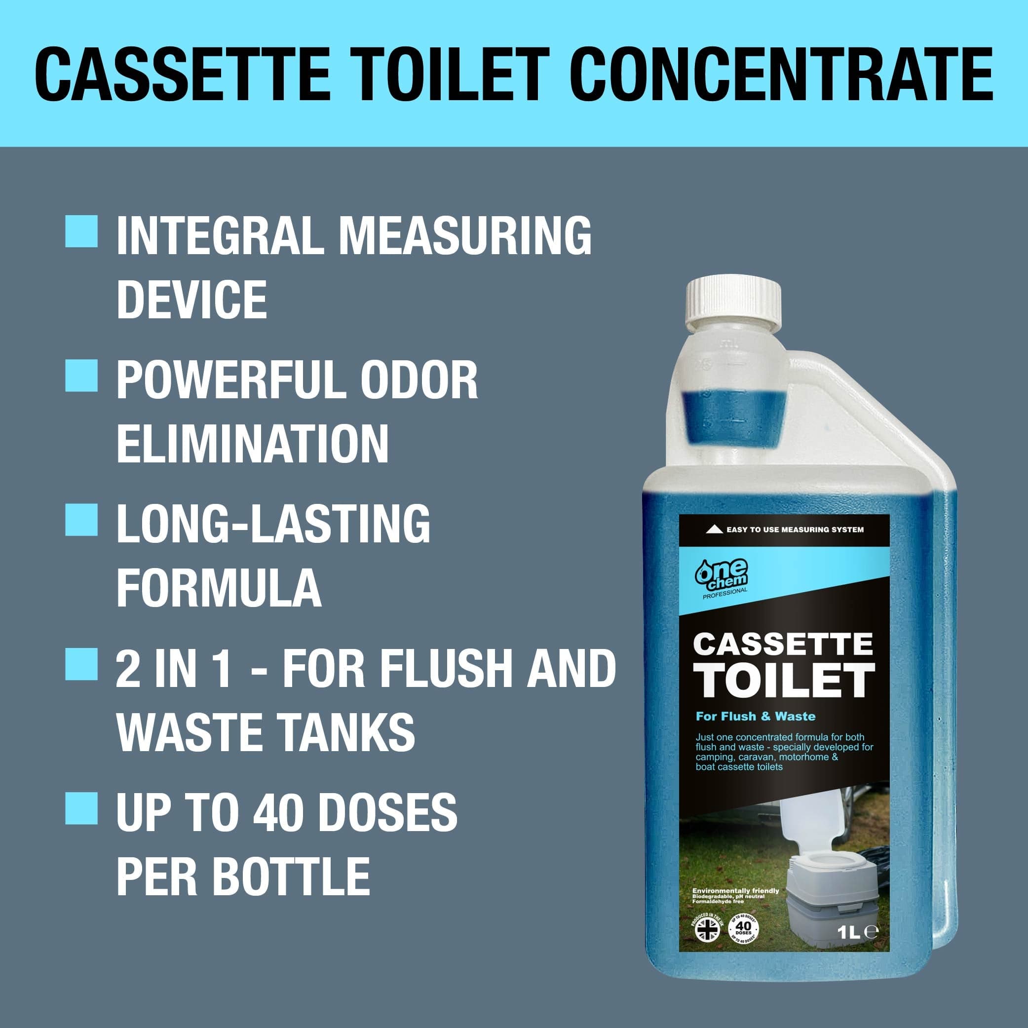 One Chem Professional Cassette Toilet 1L Concentrate