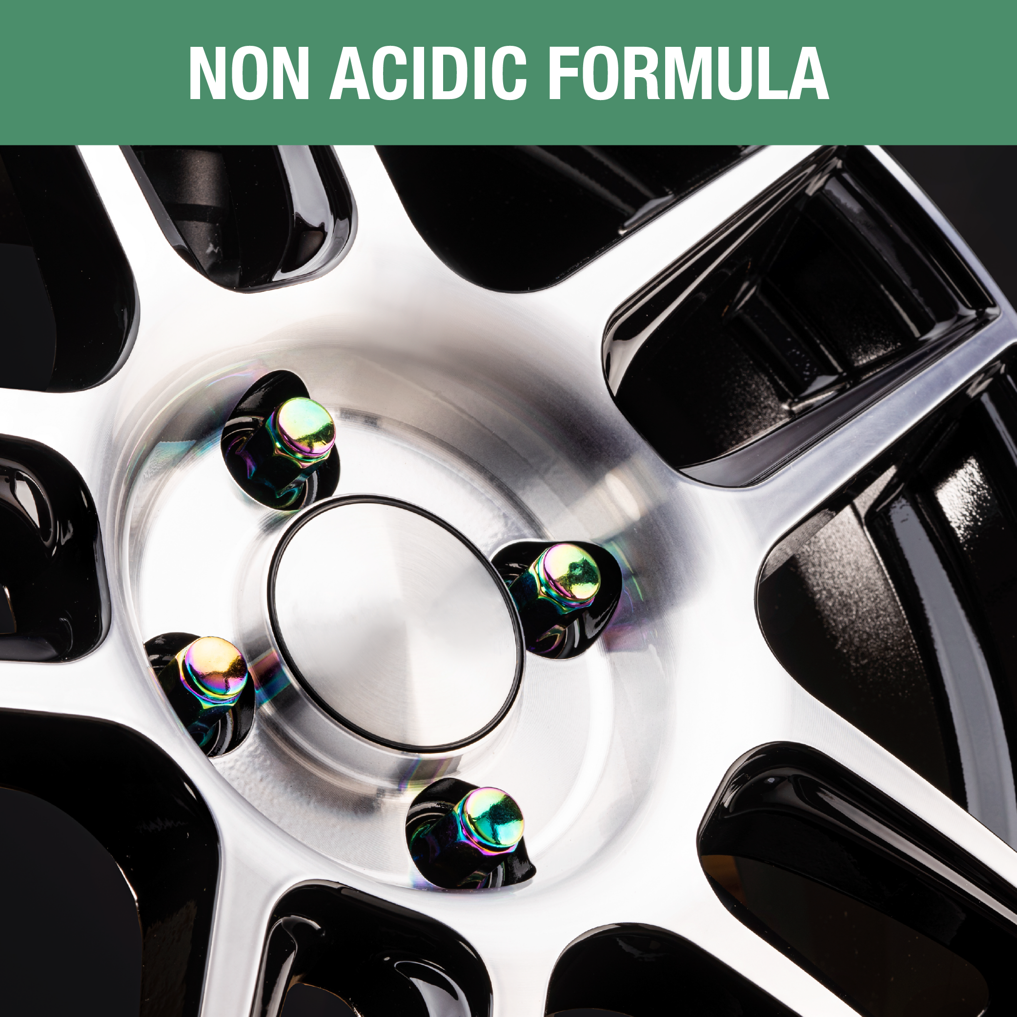 CARSHARK Non-Acidic Wheel Cleaner 5 Litre with Wheel Brush (Black)