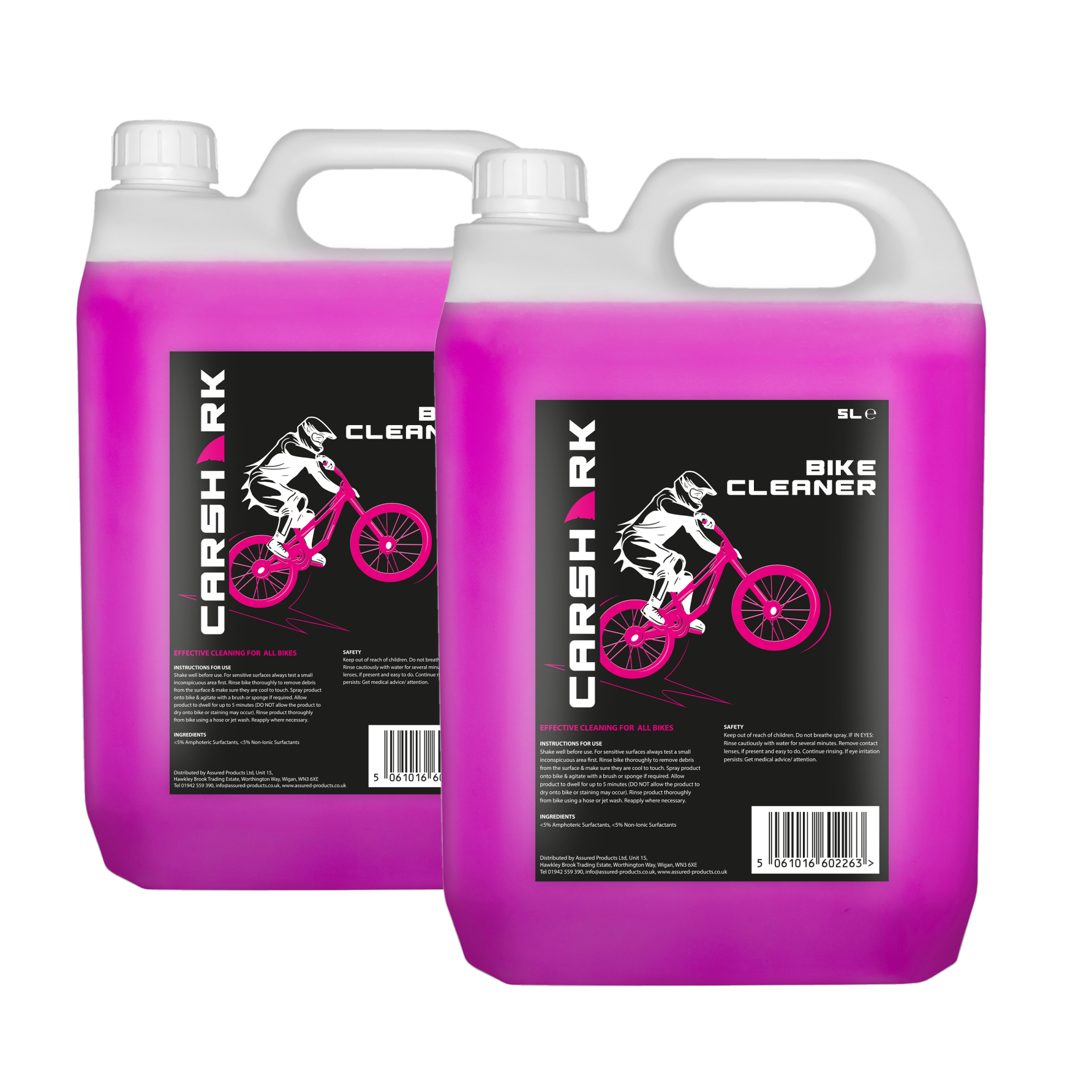 CARSHARK Bike Cleaner - 2 x 5L - Multi Pack