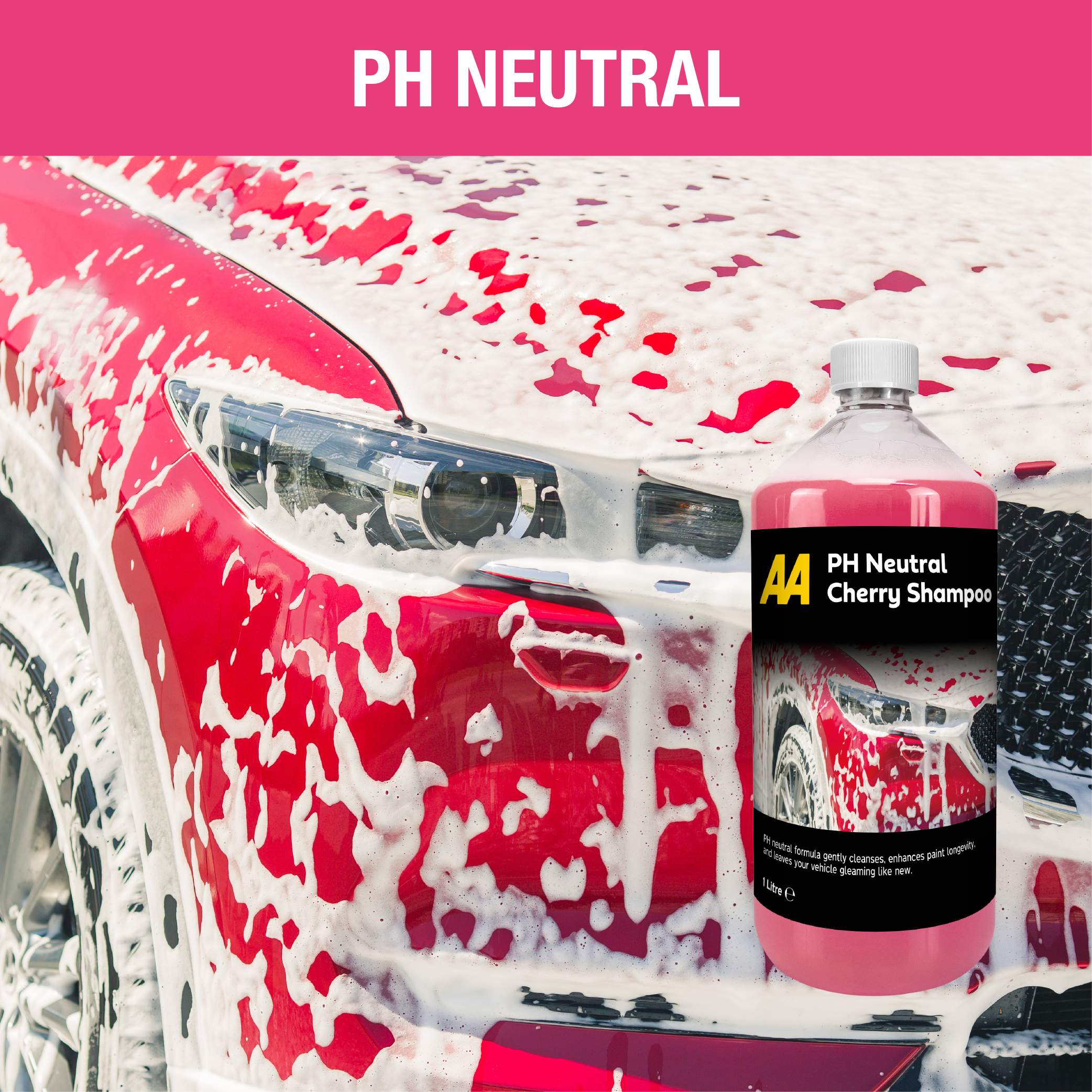 AA pH Neutral Car Shampoo - Cherry