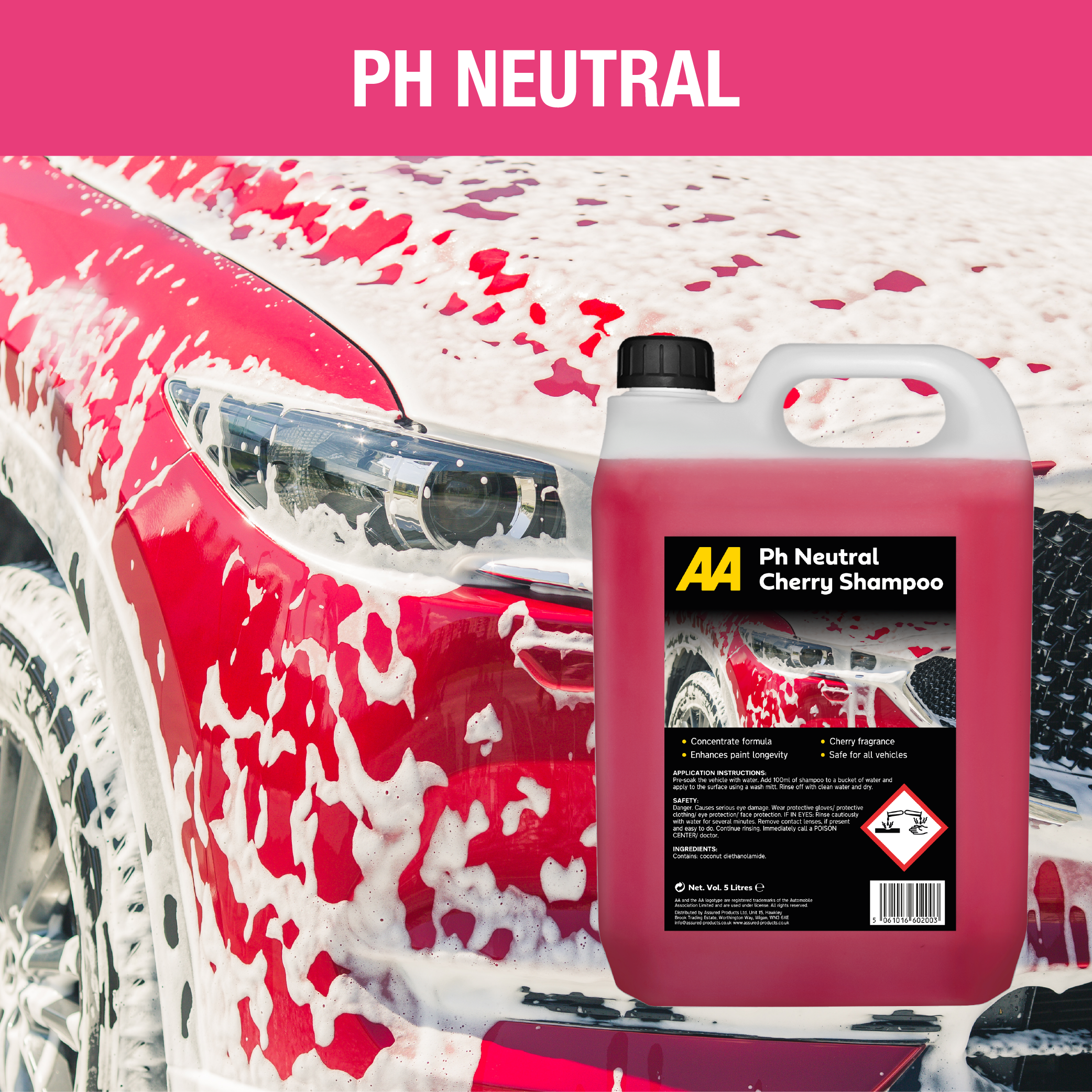 ph neutral car shampoo