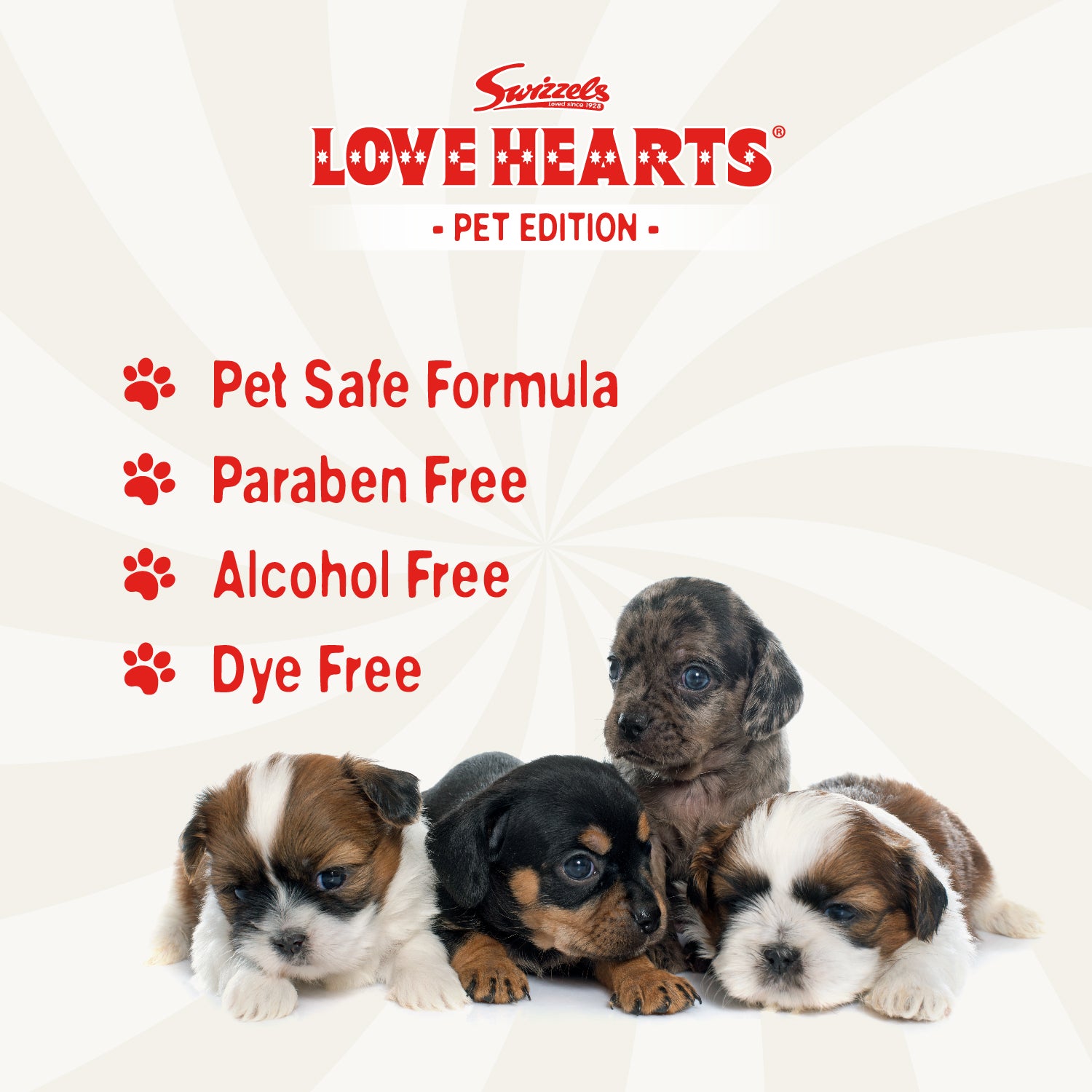 Swizzels Love Hearts - Puppy Shampoo - 2 x 250ml