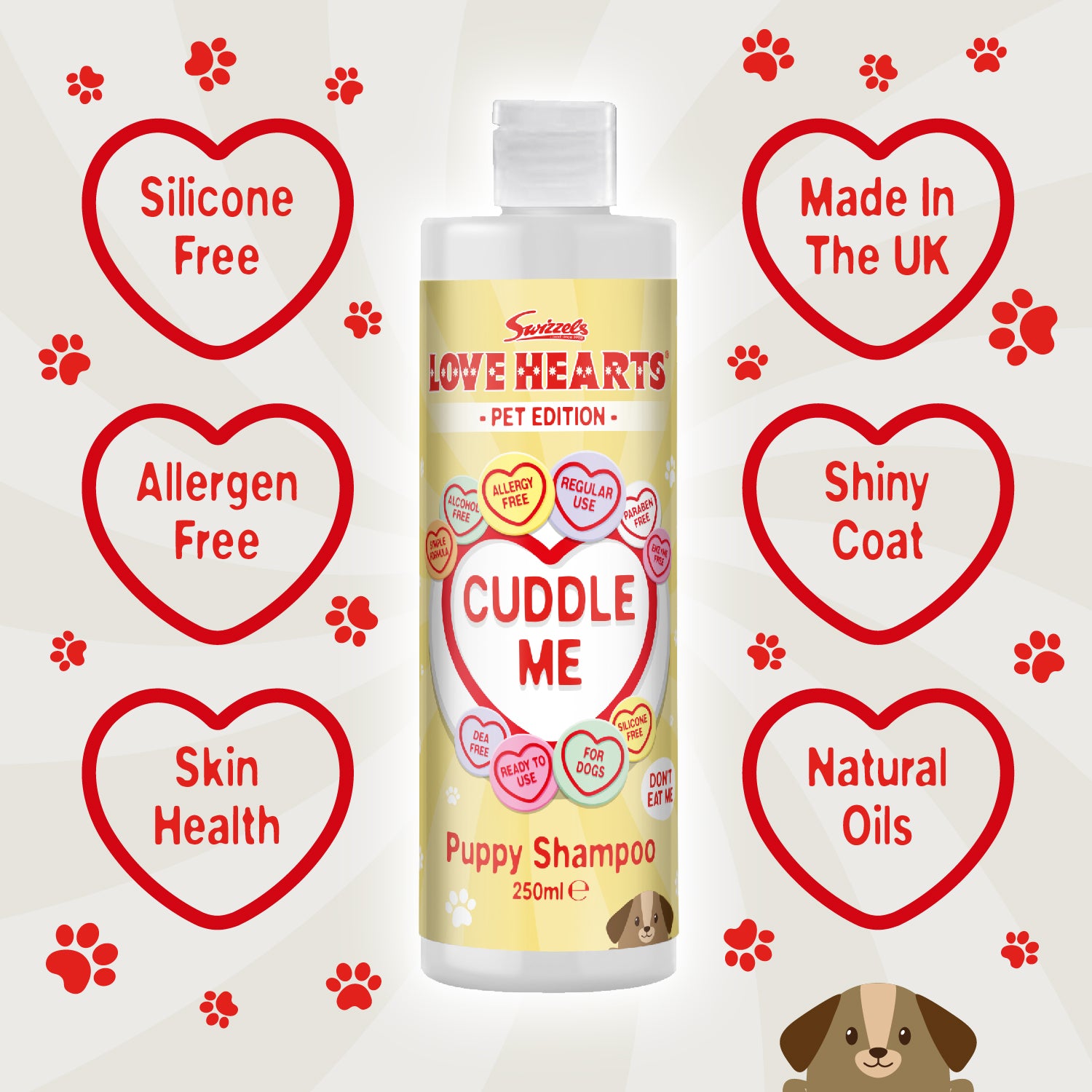 Swizzels Love Hearts - Puppy Shampoo - 250ml