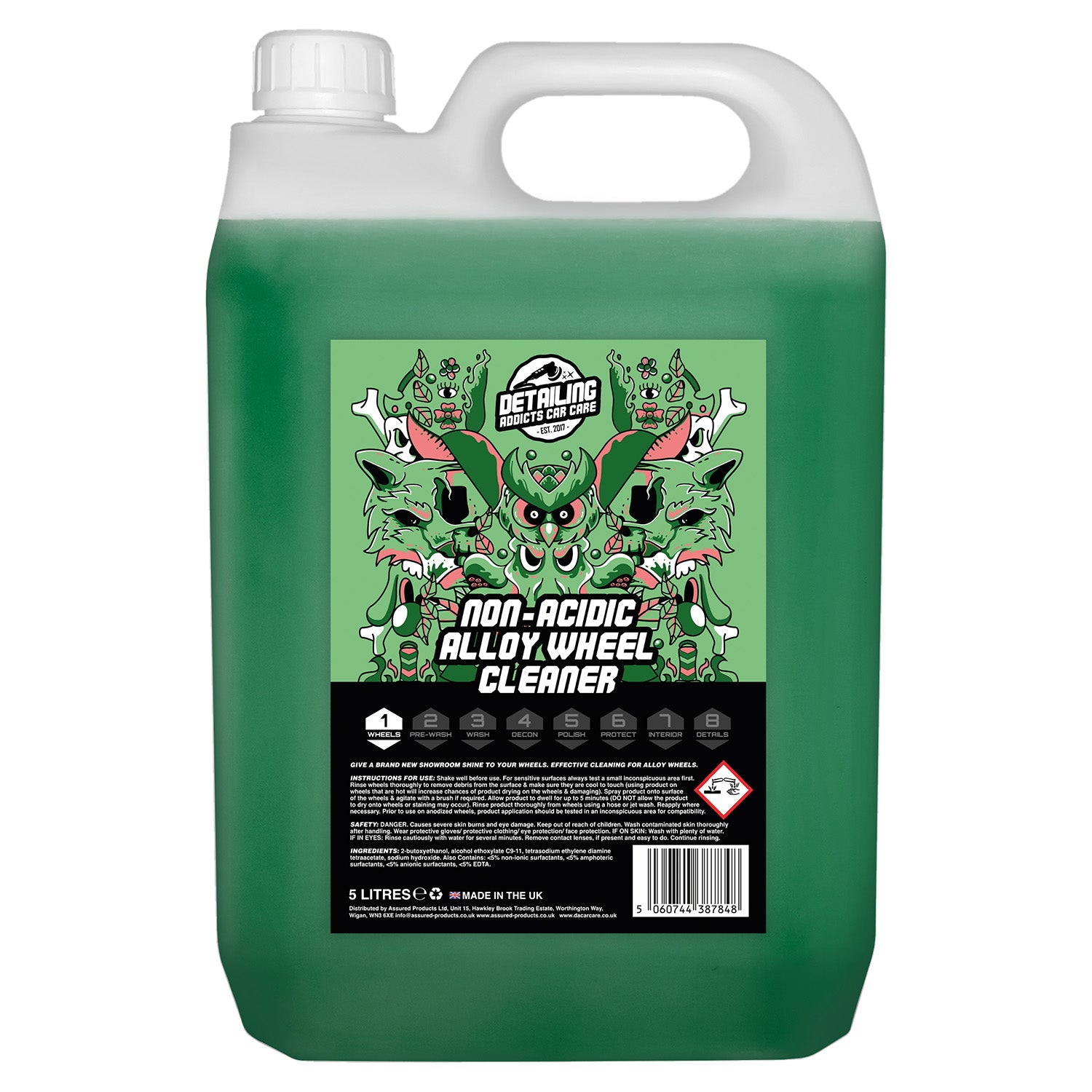 Non-Acidic Wheel Cleaner 5L - Detailing Addicts