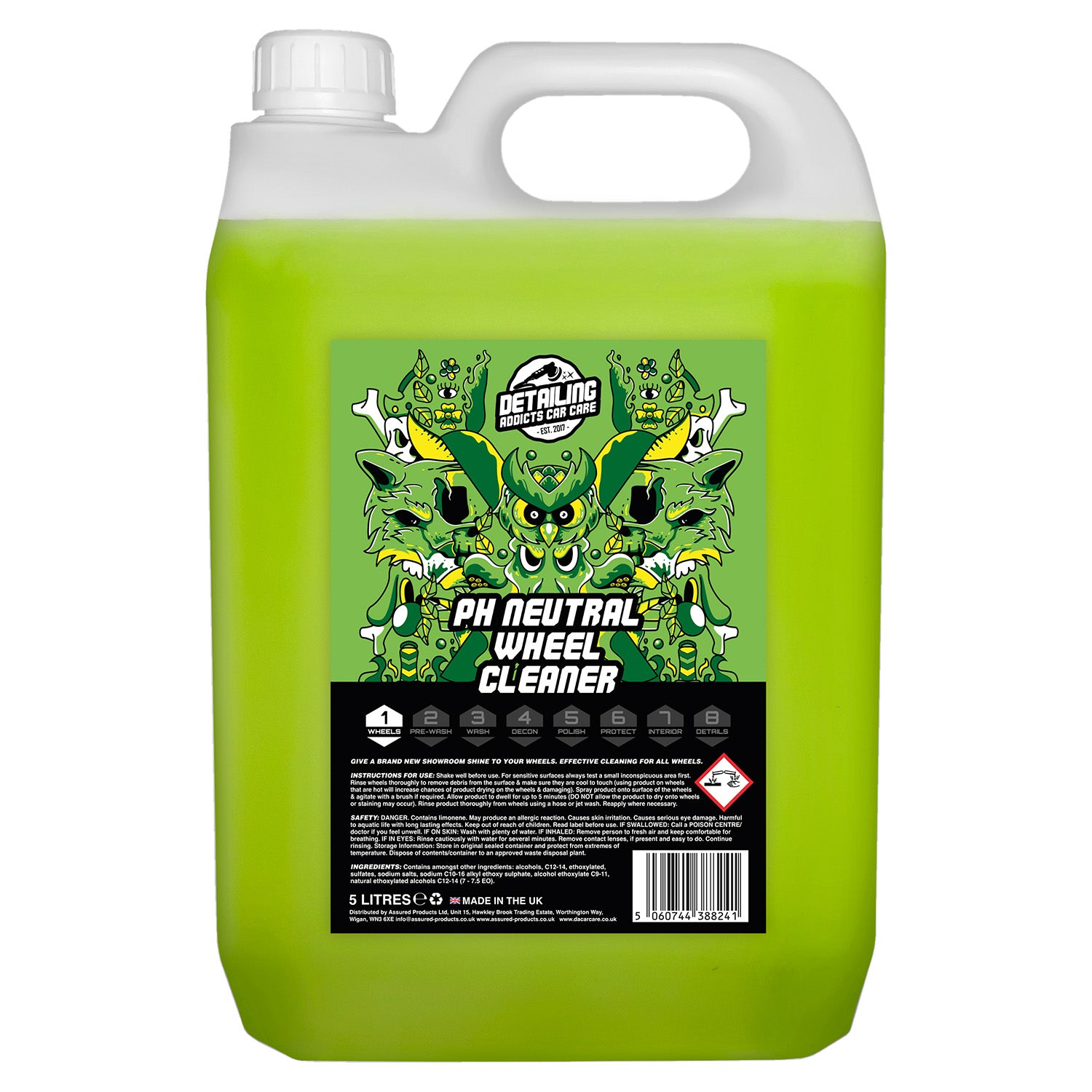 PH Neutral Wheel Cleaner 5L - Detailing Addicts
