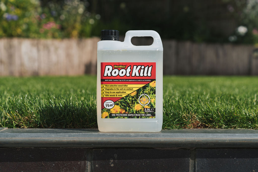 rootkill rootblast weedkiller glyphosate strong weedkiller