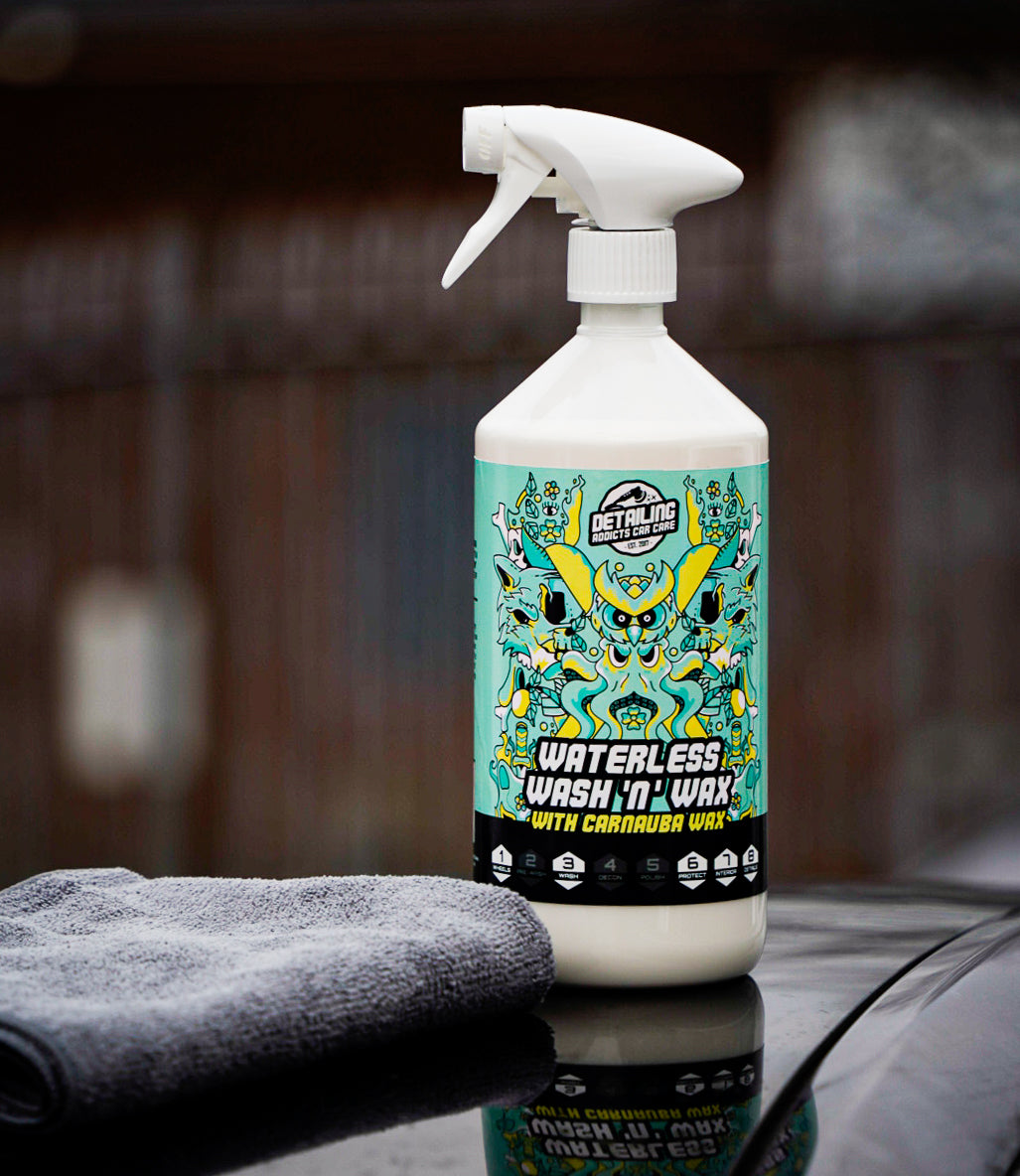Detailing Addicts Waterless Wash and Wax 2 x 1L (with 2 Microfibre Cloths)
