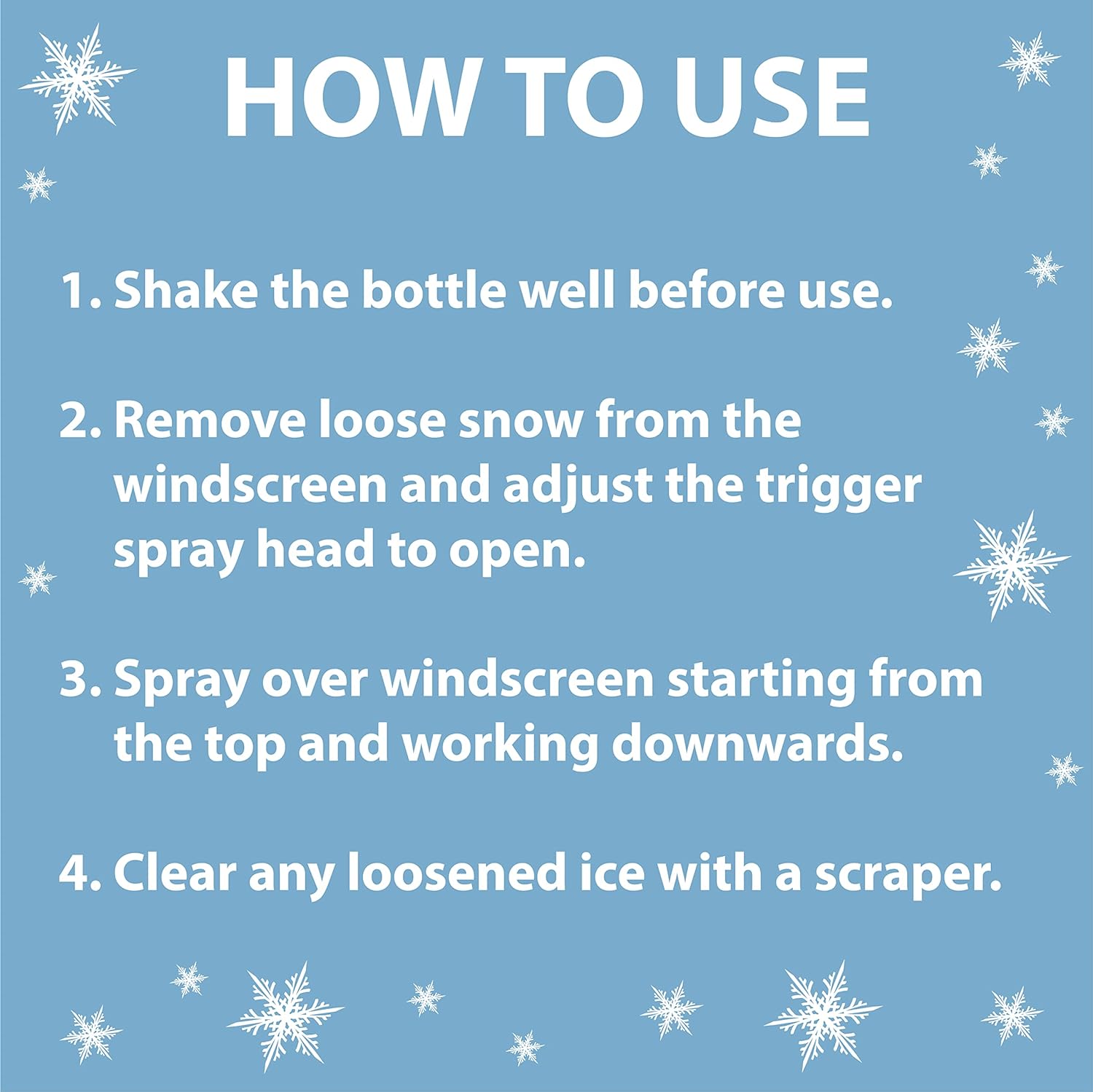 CARSHARK Advanced De-icer - Fast Acting