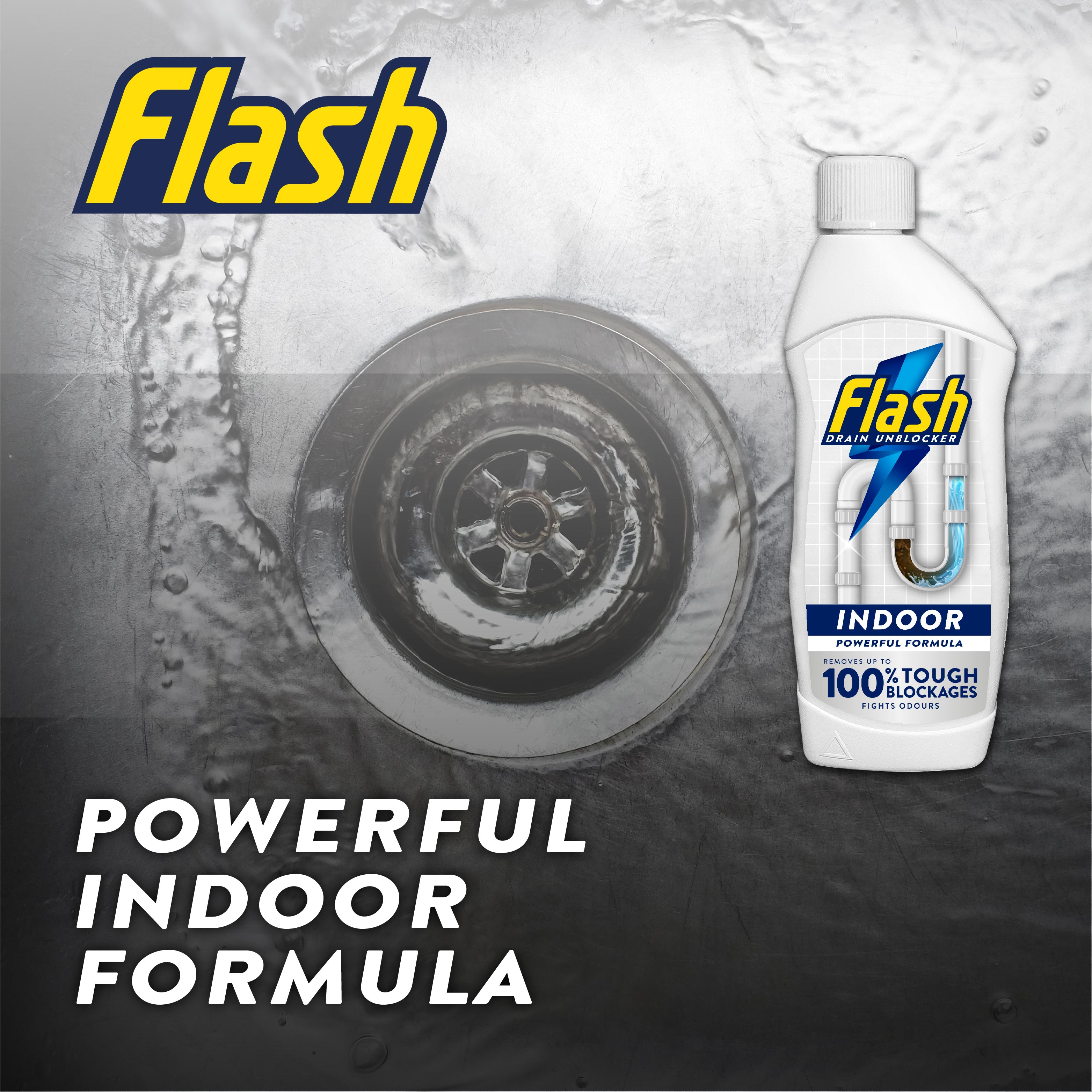 FLASH Indoor Sink and Drain Unblocker 500ml