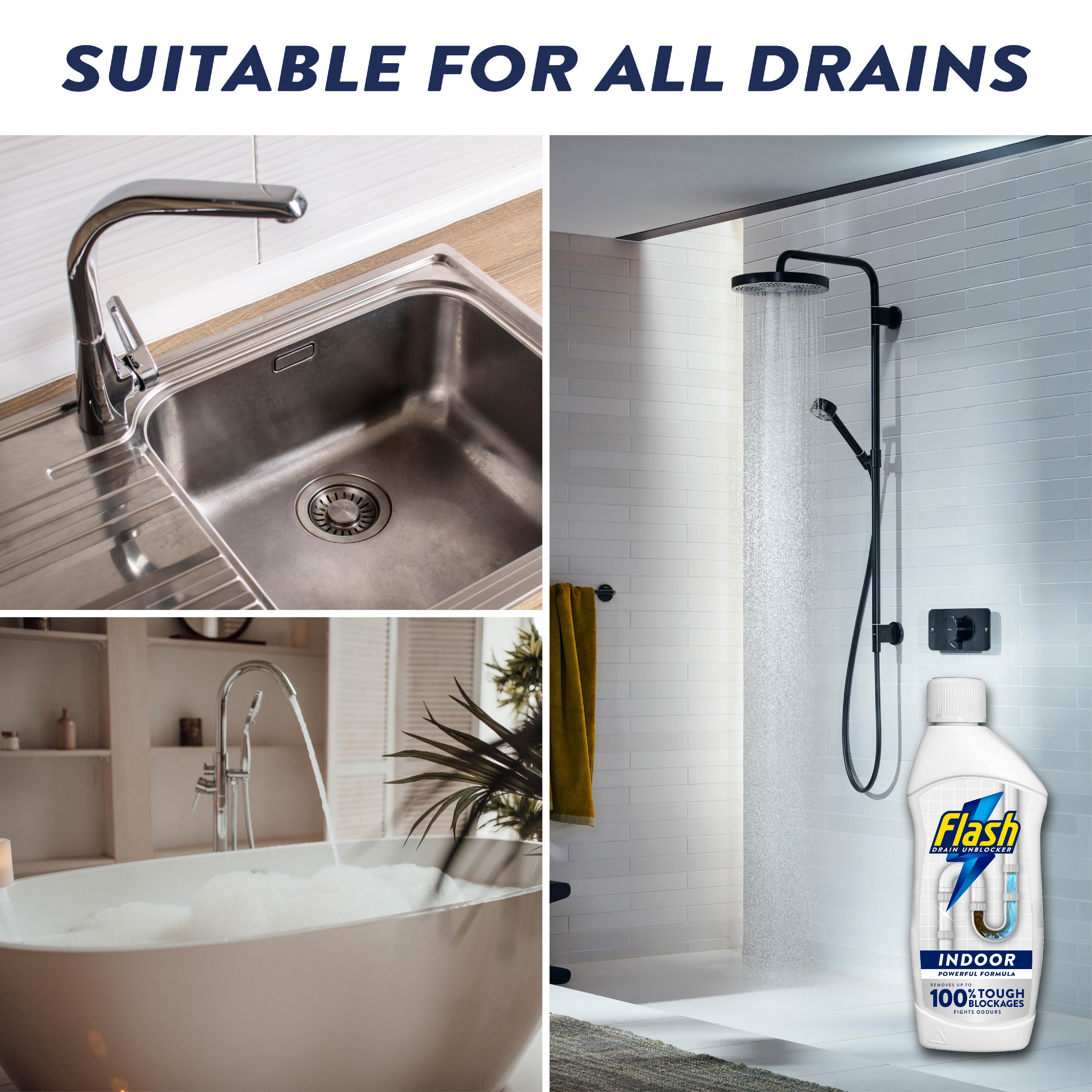 Flash Indoor Sink & Drain Unblocker